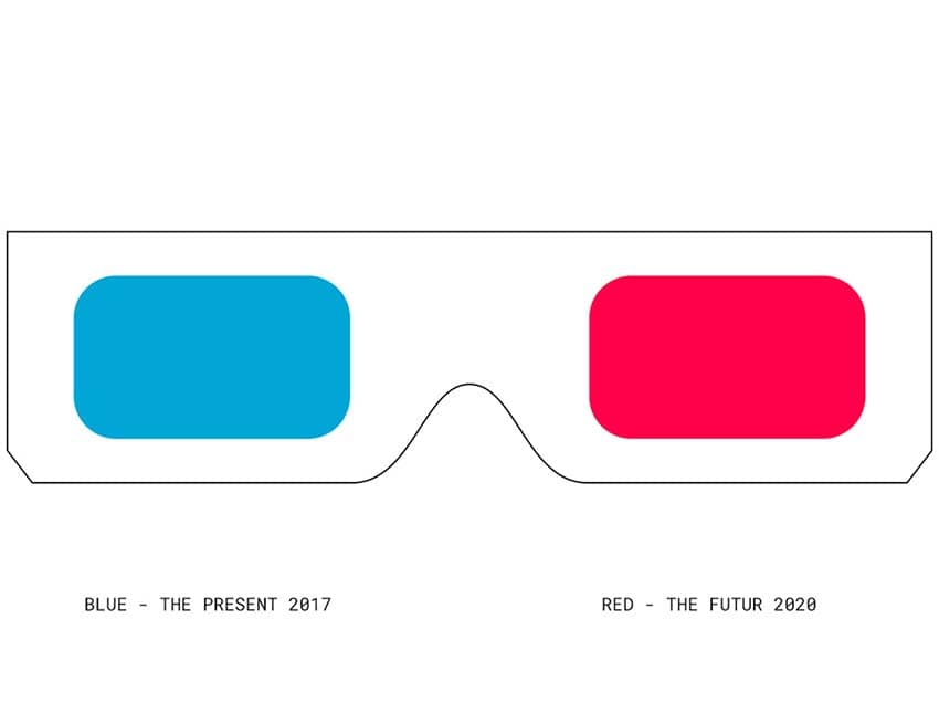 Lunettes anaglyphe