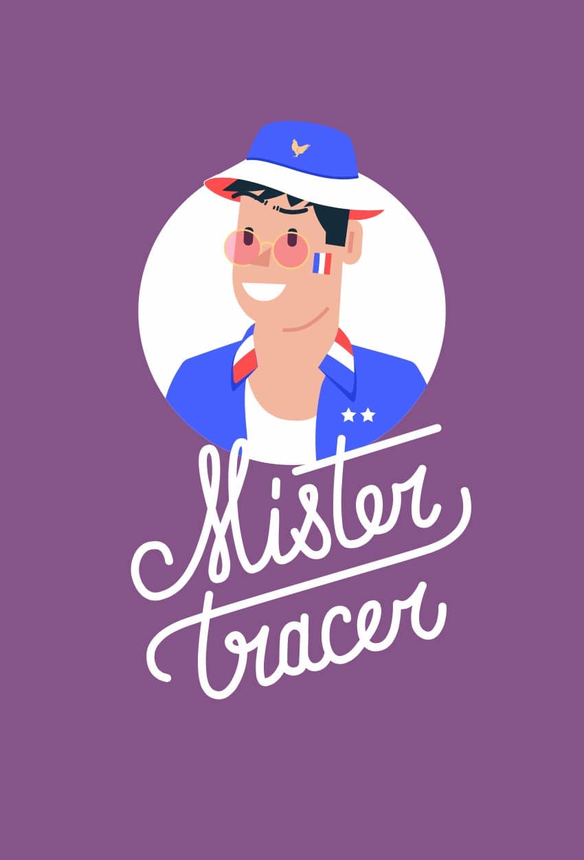 Mr Tracer supporter de la coupe du monde de foot